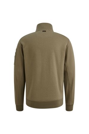 PME Legend Zip jacket jacquard interlock swea 6389 Dusky green