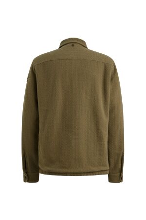 PME Legend LONG SLEEVE SHIRT Bold Waffle with 6389 Dusky green