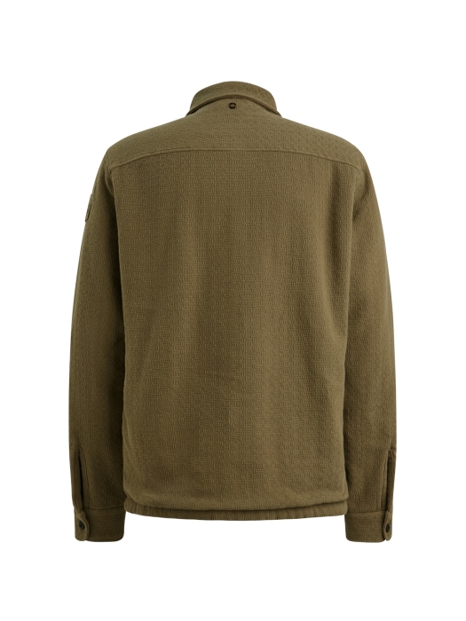 PME Legend LONG SLEEVE SHIRT Bold Waffle with 6389 Dusky green