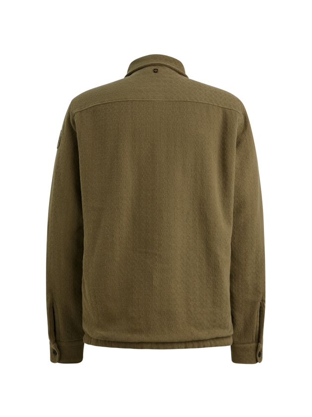PME Legend LONG SLEEVE SHIRT Bold Waffle with 6389 Dusky green