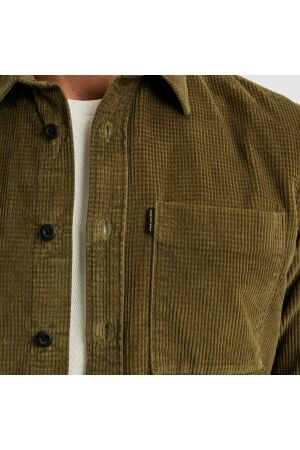 PME Legend LONG SLEEVE SHIRT Dobby Cord 6389 Dusky green