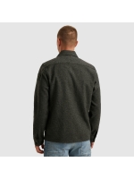 PME Legend LONG SLEEVE SHIRT Woolblend Herrin Dark Grey Melee