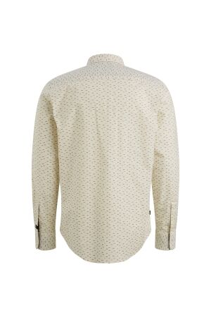 PME Legend LONG SLEEVE SHIRT Allover print on Bone White