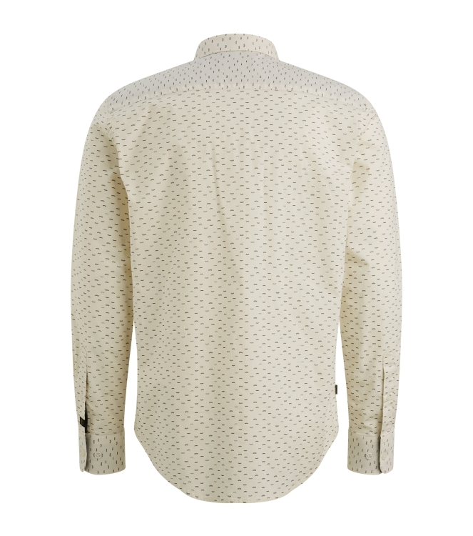 PME Legend LONG SLEEVE SHIRT Allover print on Bone White