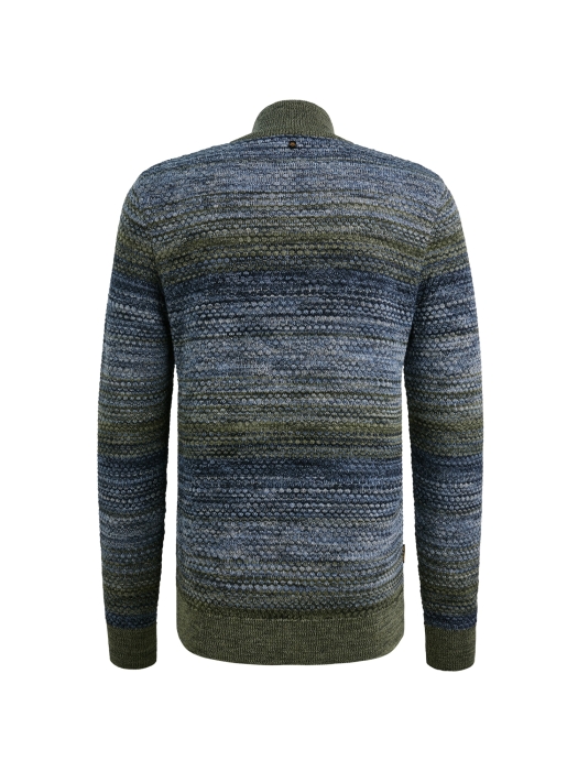 PME Legend Half zip collar colormix 5301 Vintage Indigo