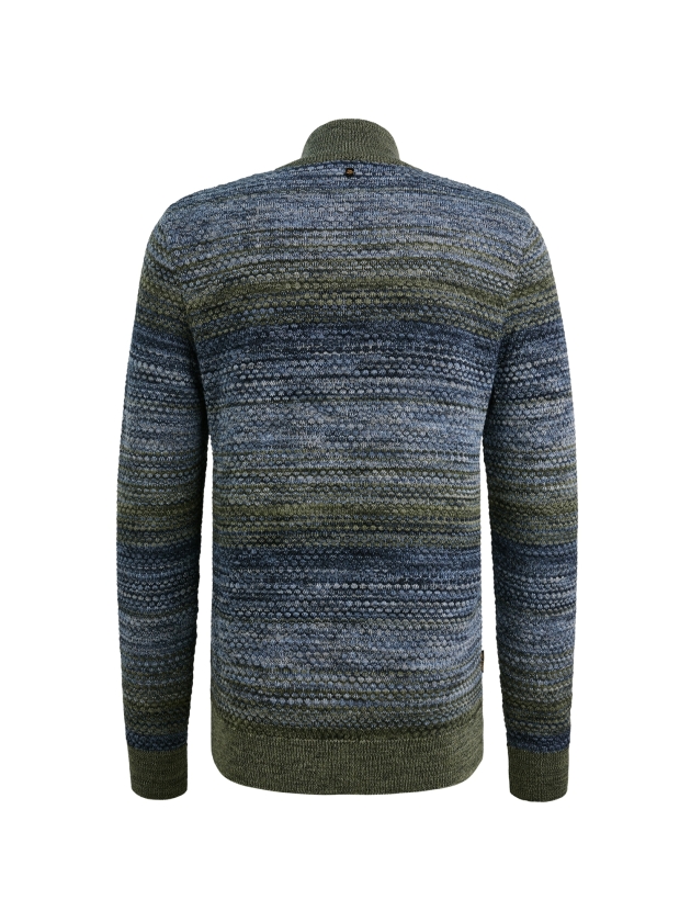 PME Legend Half zip collar colormix 5301 Vintage Indigo