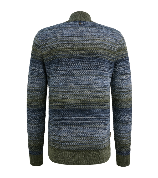 PME Legend Half zip collar colormix 5301 Vintage Indigo