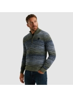 PME Legend Half zip collar colormix 5301 Vintage Indigo