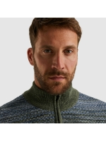 PME Legend Half zip collar colormix 5301 Vintage Indigo