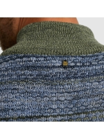 PME Legend Half zip collar colormix 5301 Vintage Indigo