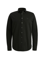 PME Legend LONG SLEEVE SHIRT Satin Jersey 999 Black