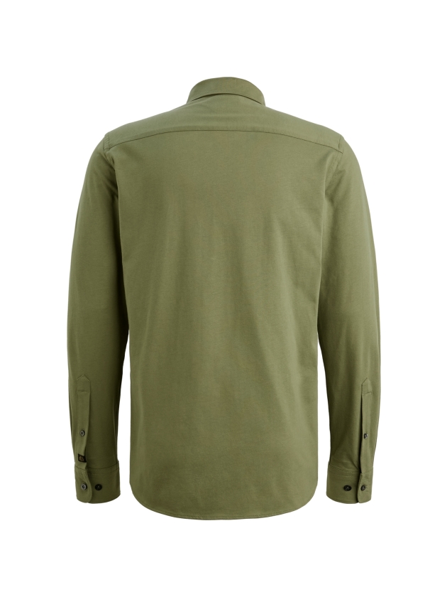 PME Legend LONG SLEEVE SHIRT Satin Jersey 6213 Four leaf clover