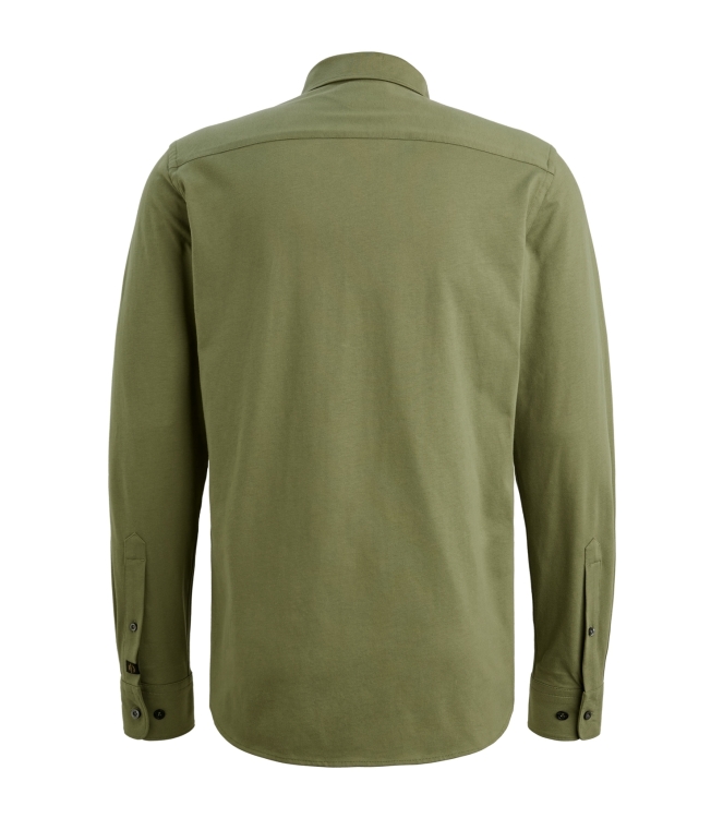 PME Legend LONG SLEEVE SHIRT Satin Jersey 6213 Four leaf clover