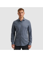 PME Legend LONG SLEEVE SHIRT Satin Jersey 5301 Vintage Indigo