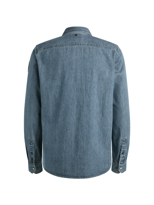 PME Legend LONG SLEEVE SHIRT Indigo Denim DEB denim blue