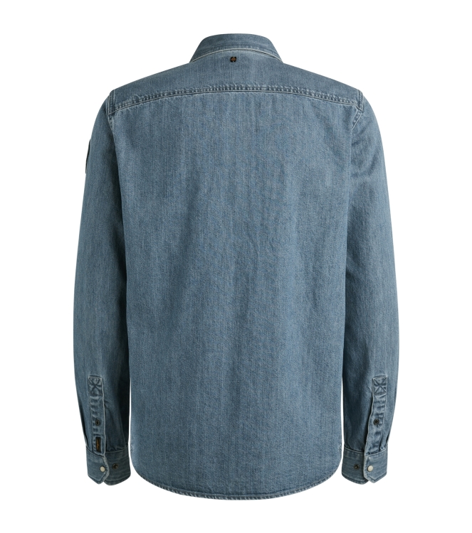 PME Legend LONG SLEEVE SHIRT Indigo Denim DEB denim blue