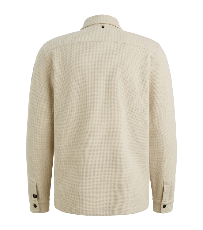 PME Legend LONG SLEEVE SHIRT Waffle Jersey 7013 Bone white