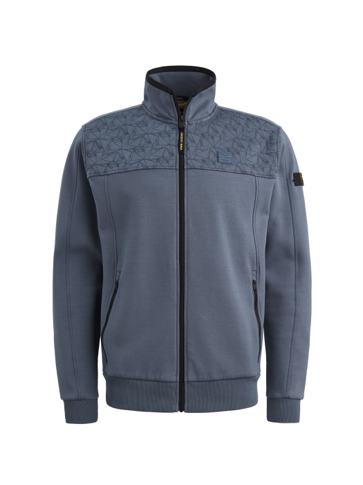 PME Legend Zip jacket interlock sweat 5301 Vintage Indigo