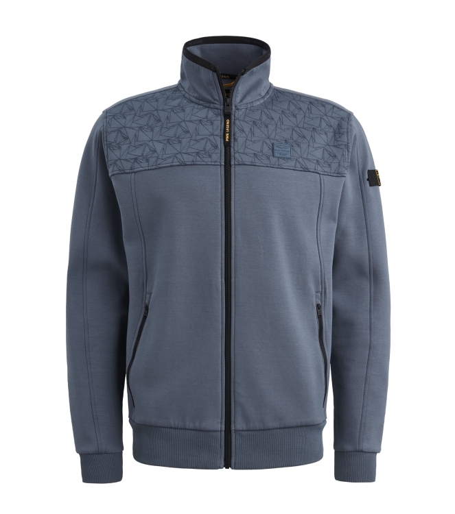 PME Legend Zip jacket interlock sweat 5301 Vintage Indigo