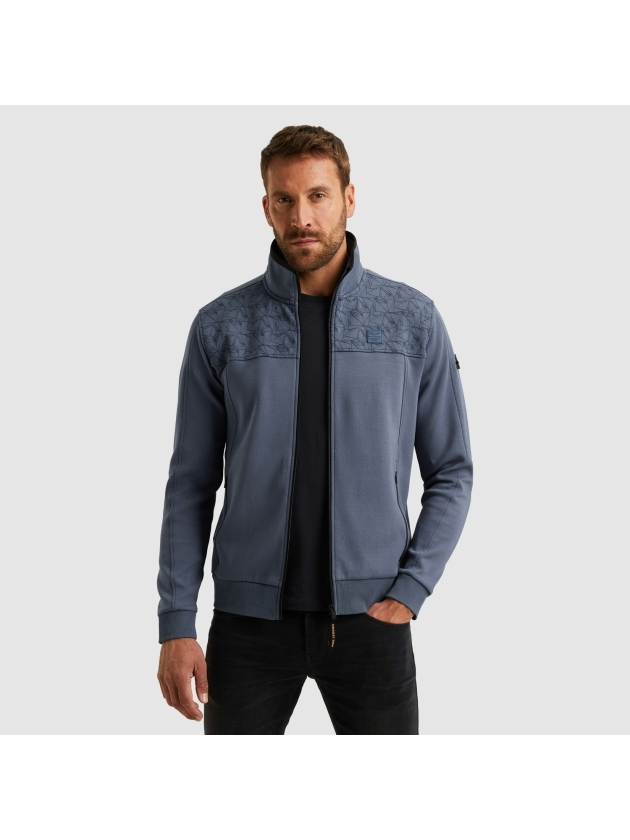PME Legend Zip jacket interlock sweat 5301 Vintage Indigo
