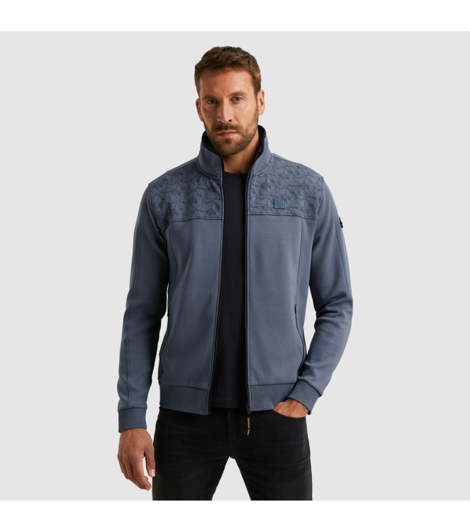 PME Legend Zip jacket interlock sweat 5301 Vintage Indigo