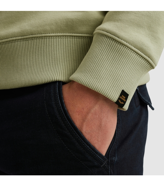 PME Legend Crewneck 3t cross fleece 6163 Dessert sage
