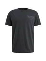 PME Legend Short sleeve r-neck melange jersey 5282 Carbon