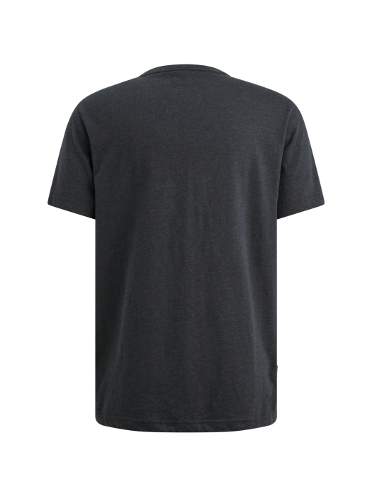 PME Legend Short sleeve r-neck melange jersey 5282 Carbon