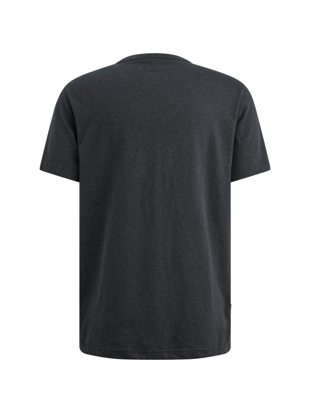 PME Legend Short sleeve r-neck melange jersey 5282 Carbon