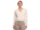 Rino en Pelle Short V-neck cardigan 70 snow white