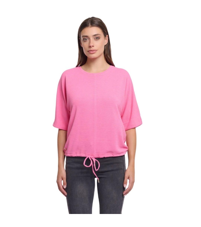 Rino en Pelle Half sleeve top 10796 bright pink