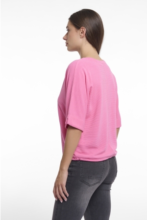 Rino en Pelle Half sleeve top 10796 bright pink