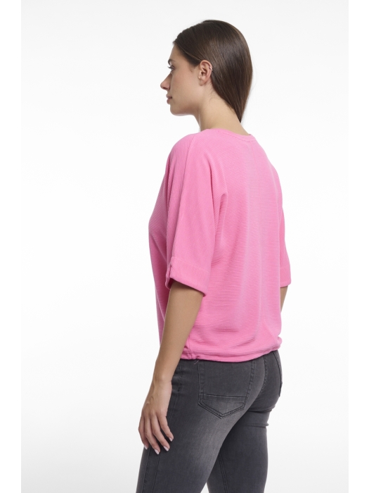Rino en Pelle Half sleeve top 10796 bright pink