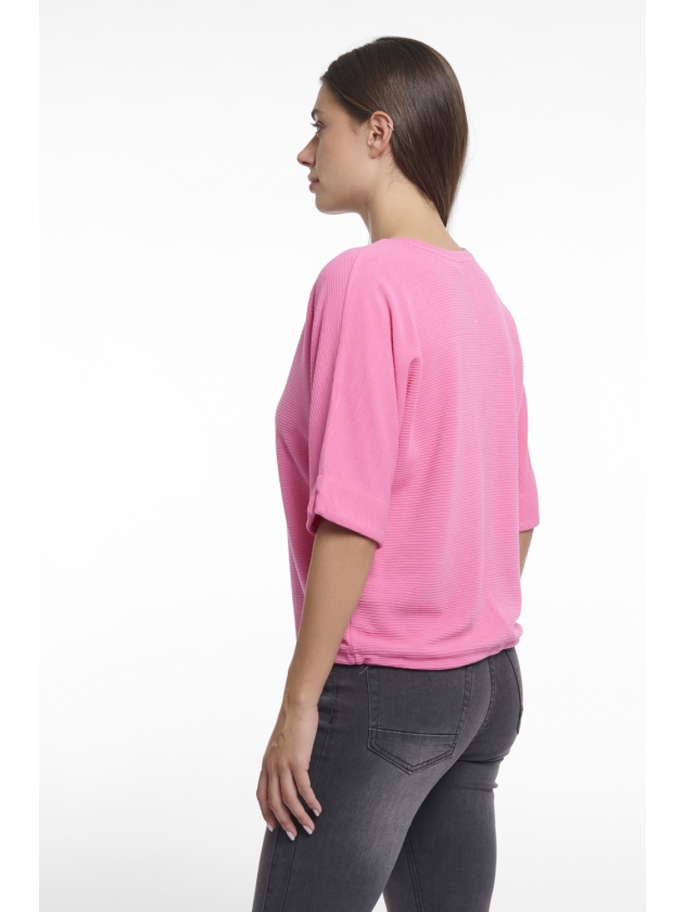 Rino en Pelle Half sleeve top 10796 bright pink