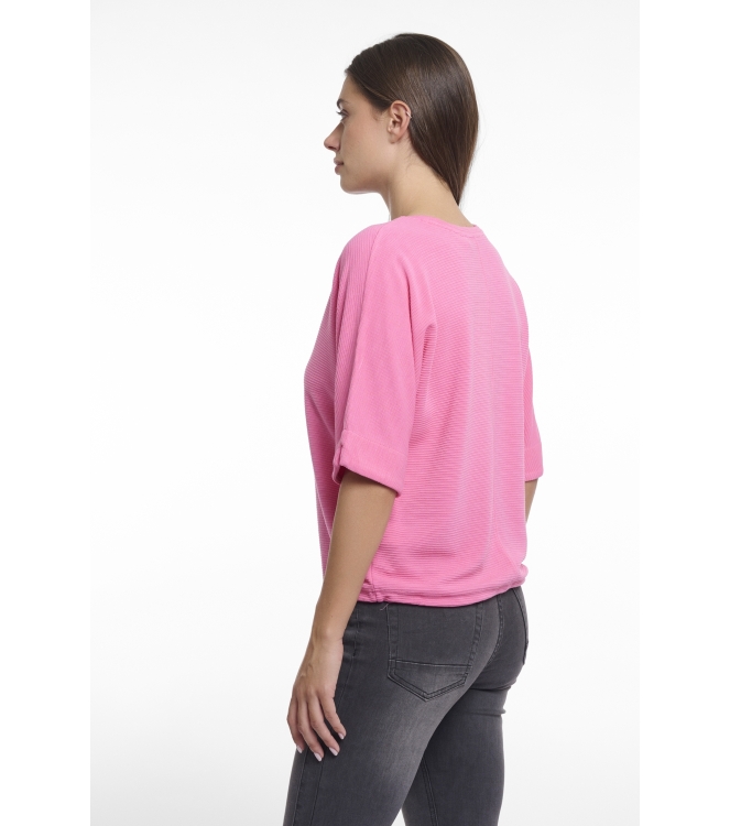 Rino en Pelle Half sleeve top 10796 bright pink