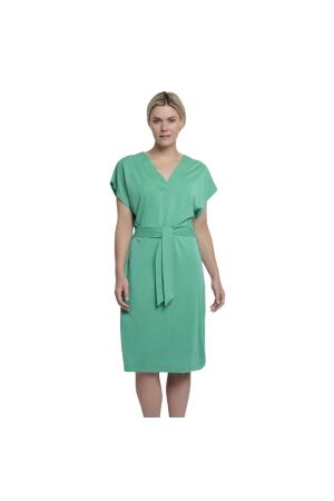 Rino en Pelle V-neck dress 10807 clover green