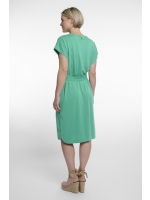 Rino en Pelle V-neck dress 10807 clover green