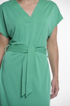 Rino en Pelle V-neck dress 10807 clover green