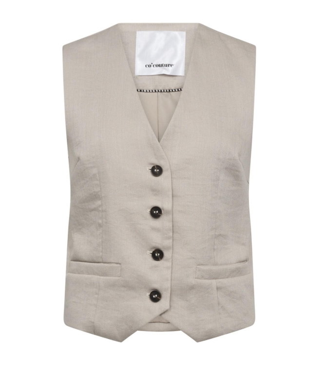 Co Couture EvaCC vest  154 Walnut