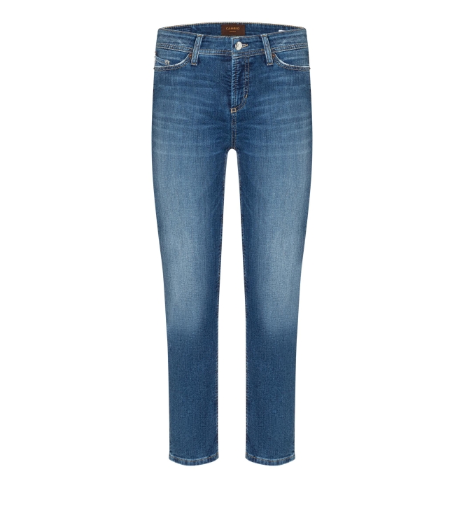 Cambio Piper cropped shadow effect 5170 Mid use blue denim