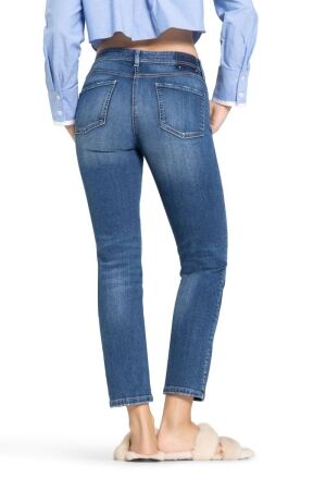 Cambio Piper cropped shadow effect 5170 Mid use blue denim