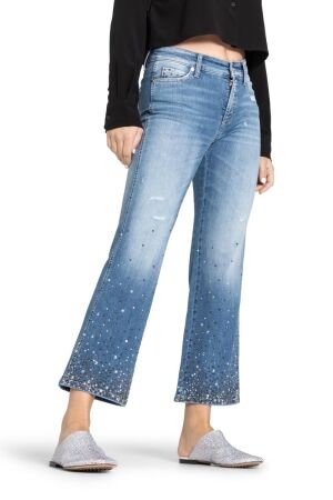 Cambio Francesca strass schmucker 5160 Cozy modern distressed blue denim