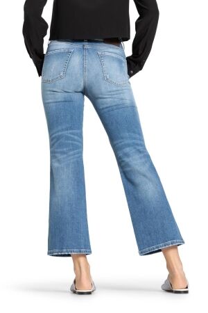 Cambio Francesca strass schmucker 5160 Cozy modern distressed blue denim