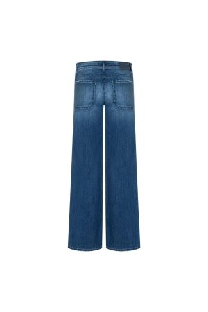 Cambio Aimee patched pocket 5055 Mid sunny blue denim