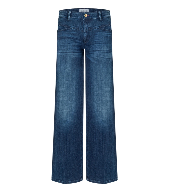 Cambio Aimee seam 5036 Lefthand dark used blue denim