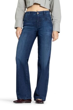 Cambio Aimee seam 5036 Lefthand dark used blue denim
