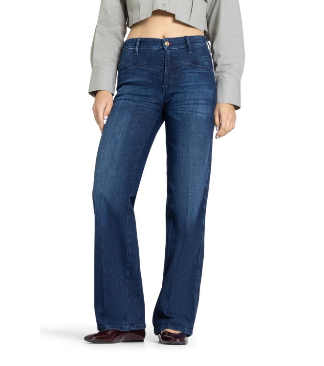 Cambio Aimee seam 5036 Lefthand dark used blue denim