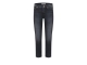 Cambio Piper cropped shadow effect 5324 Dark cozy well worn black denim