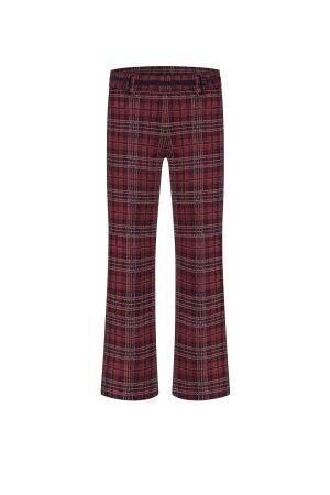 Cambio Francoise cropped 848 Burgundy/blue brit pop