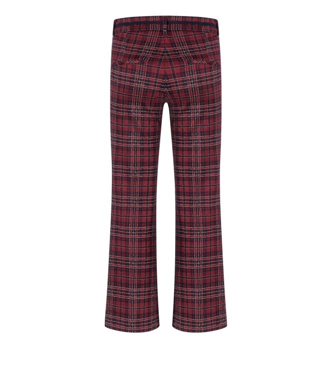 Cambio Francoise cropped 848 Burgundy/blue brit pop